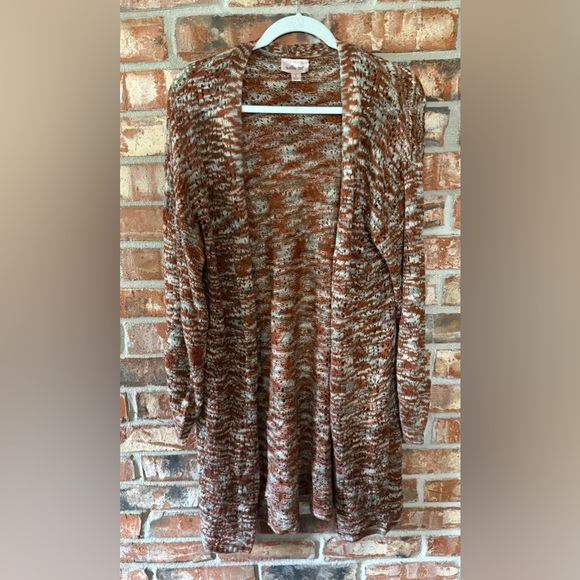 Willow & root Marled Women's long Cardigan sweater - Picture 2 of 8